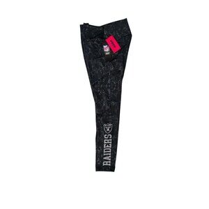 FOCO NFL Womens Sz L NFL Ladies Team Color Cloud‎ Leggings Las Vegas Raiders